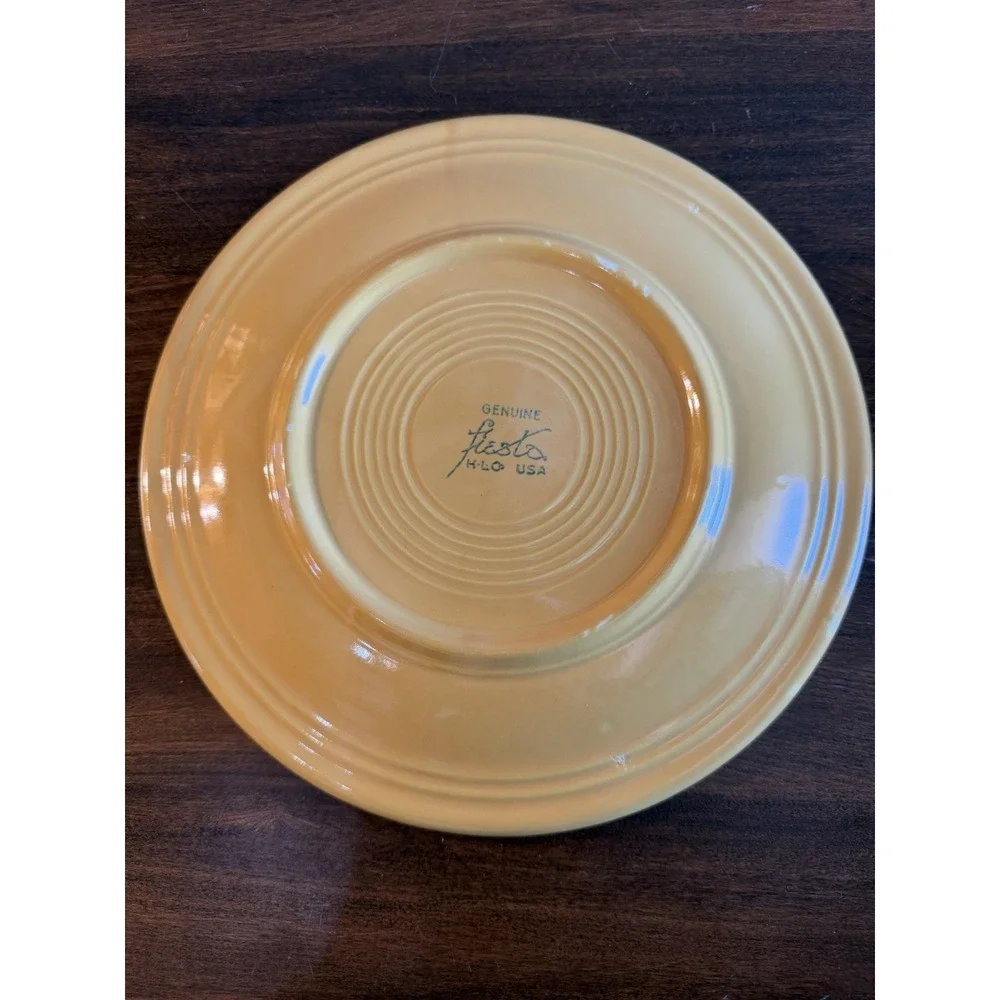 Set Of 2 Vintage Fiesta Yellow 9